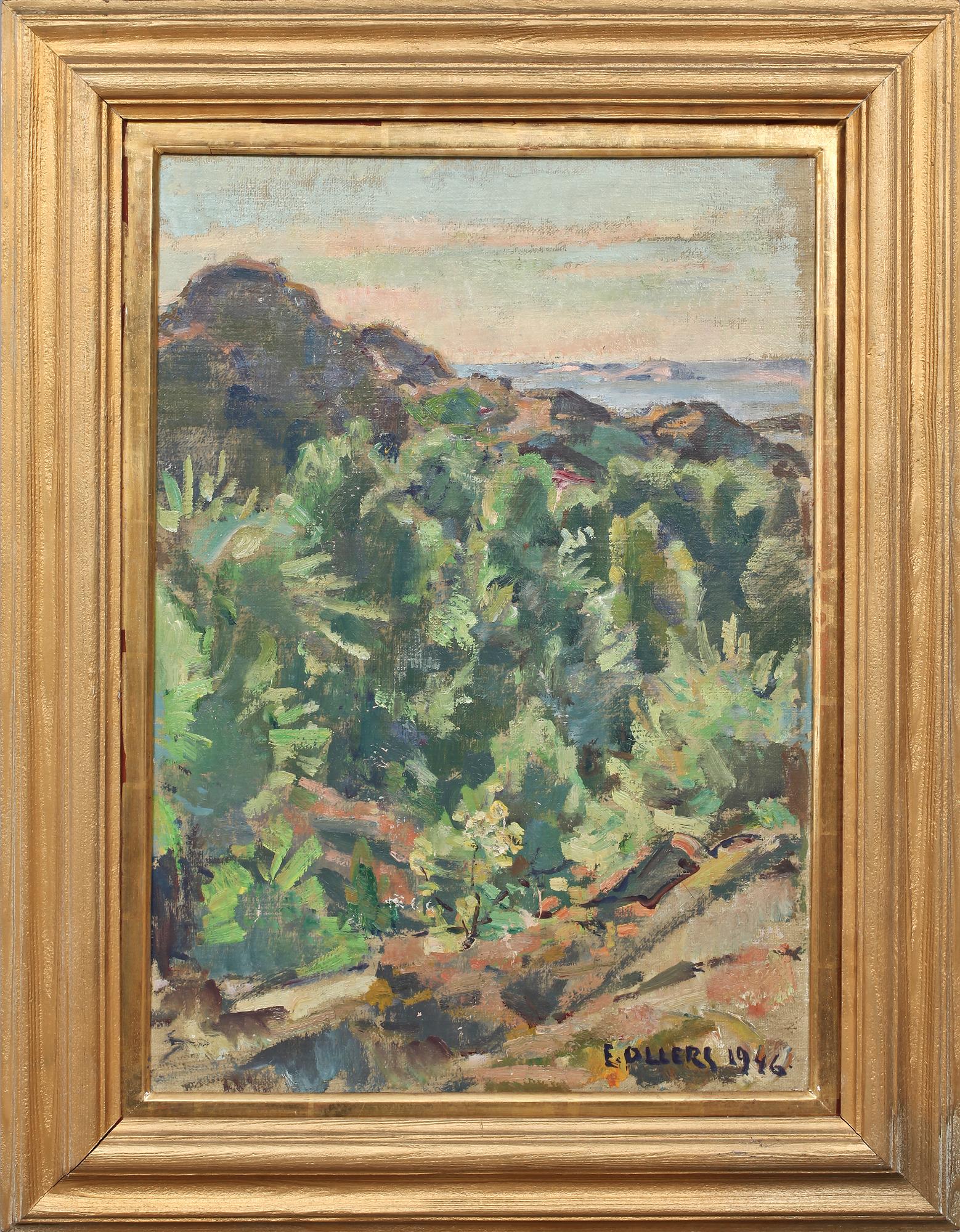 EDVIN OLLERS, olja på duk, sign o dat 1946.