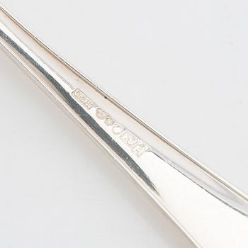 Cutlery service parts, 127 + 31 pieces, model Haga, GAB and C. G. Hallberg, Stockholm, 1950s/1960s.