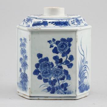 FLASKA, porslin, Kina, 1800-tal.