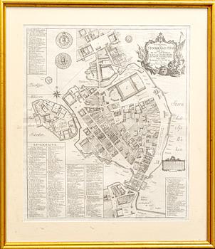 Jonas Brolin, map over Stockholm, engraving, Stockholm 1771.