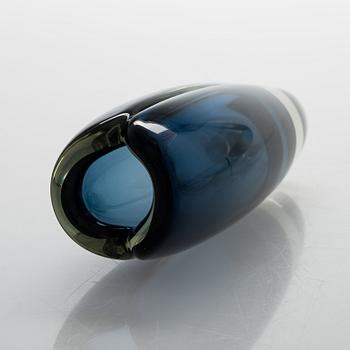 An 'Usva' glass vase by Kaj Franck, signed K. Franck Nuutajärvi Notsjö -62.