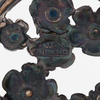 Jorma Laine, Halsband "Lemmikki", silver. Turun Hopea, Åbo.