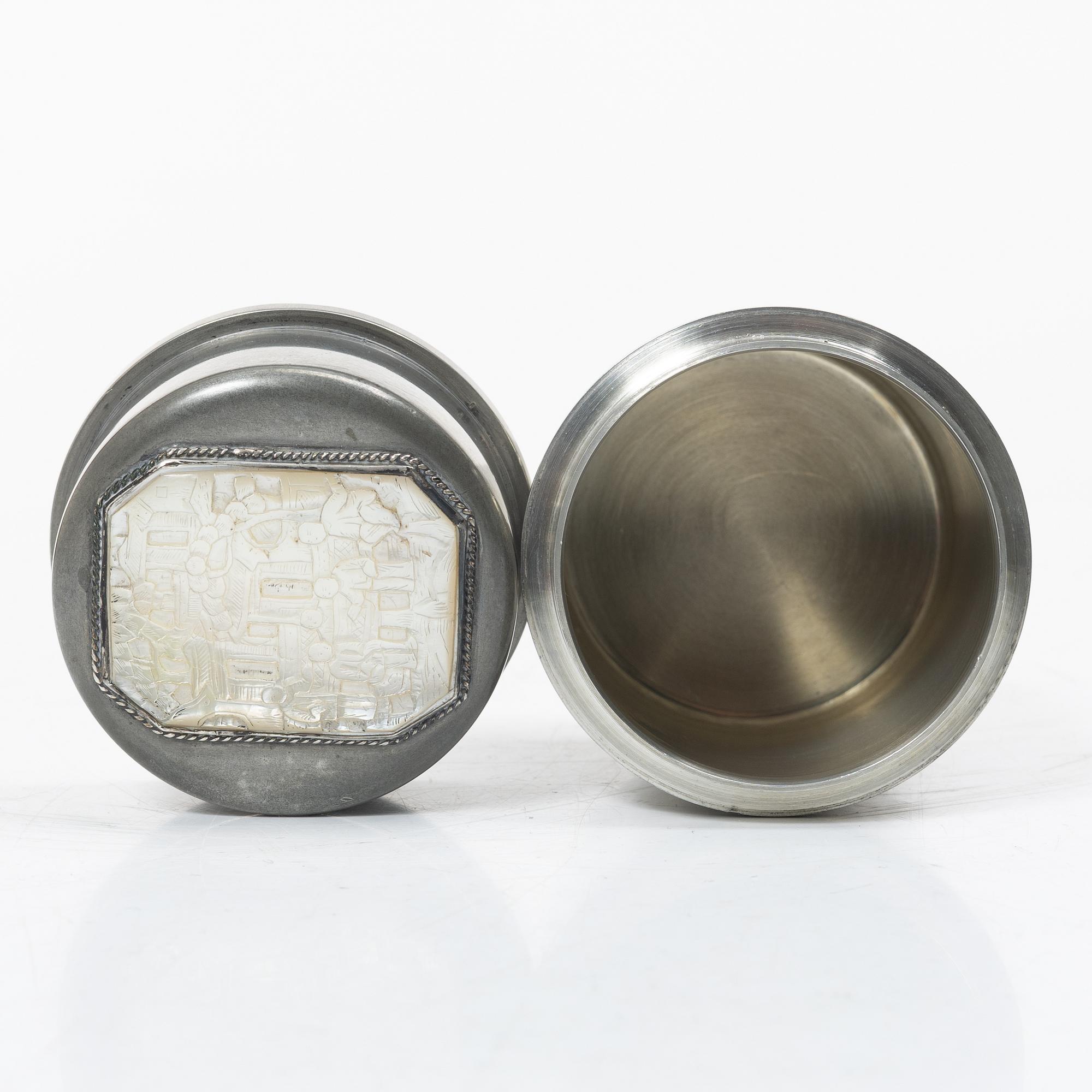 Estrid Ericson, jar with lid, Svenskt Tenn, Stockholm, 1960.