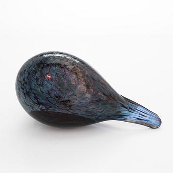 Oiva Toikka a "Capercaillie" glass bird, signed O. Toikka Nuutajärvi.