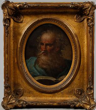 OKÄND KONSTNÄR, olja på papper, 1700/1800-tal.