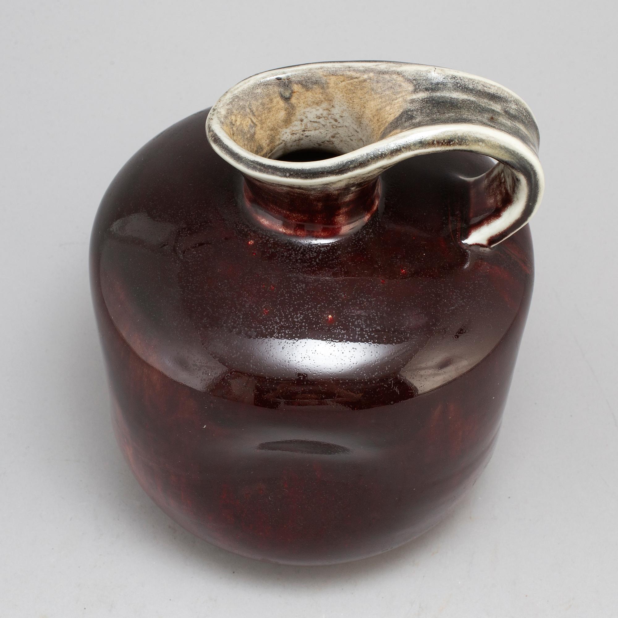 FRIEDL HOLZER-KJELLBERG, kanna, stengods, Arabia, Finland 1900-talets mitt.