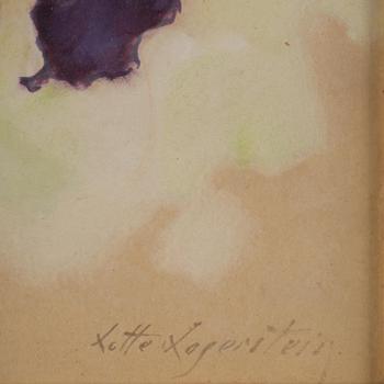 Lotte Laserstein, Petunias in a vase.