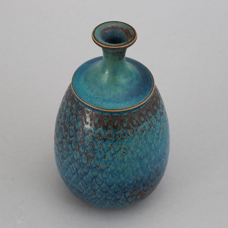 Stig Lindberg, a stoneware vase, Gustavsbergs studio.