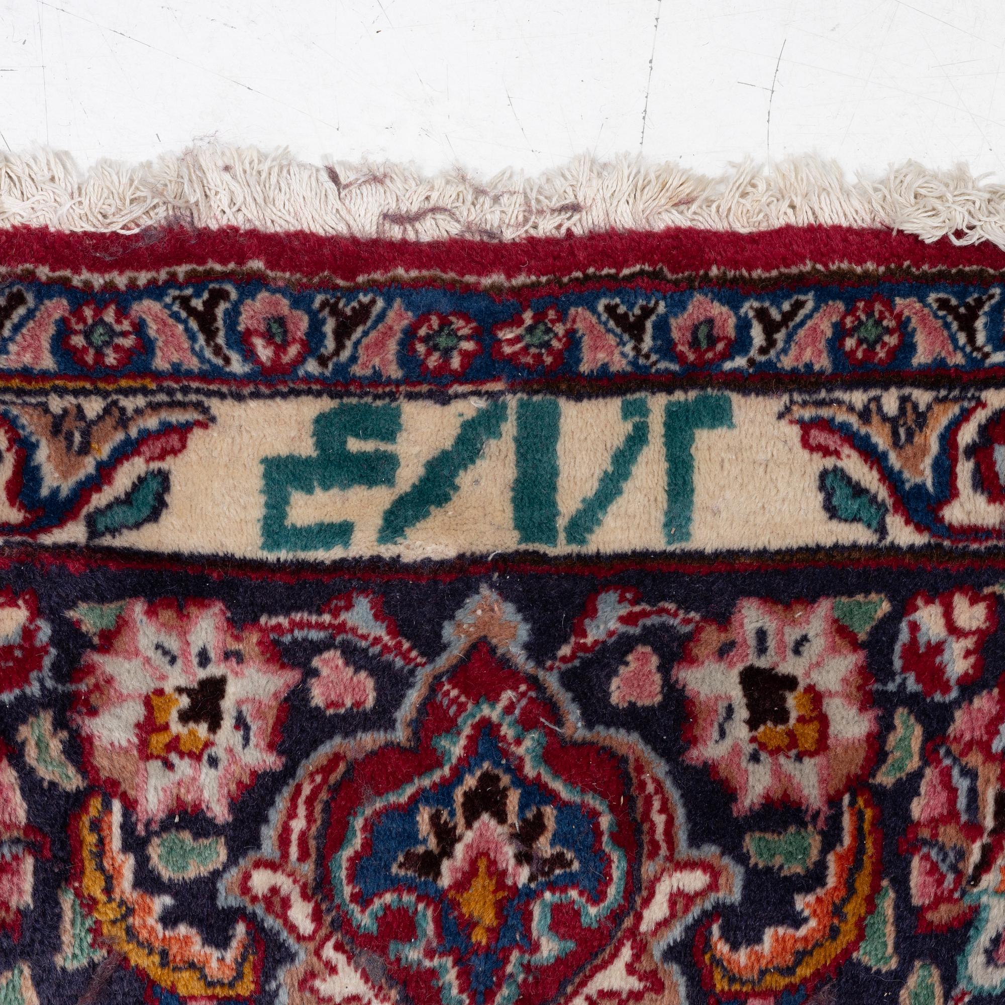 Rug, Keshan, signed, approx. 385 x 300 cm.
