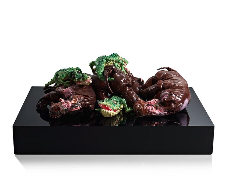 Nathalie Djurberg & Hans Berg, "Hippos and Crocodiles" från "I am a Wild Animal".