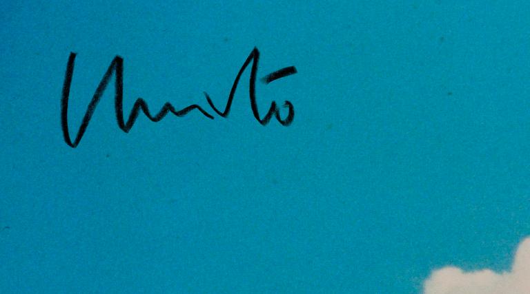 CHRISTO AND JEAN-CLAUDE, juliste, signeerattu.