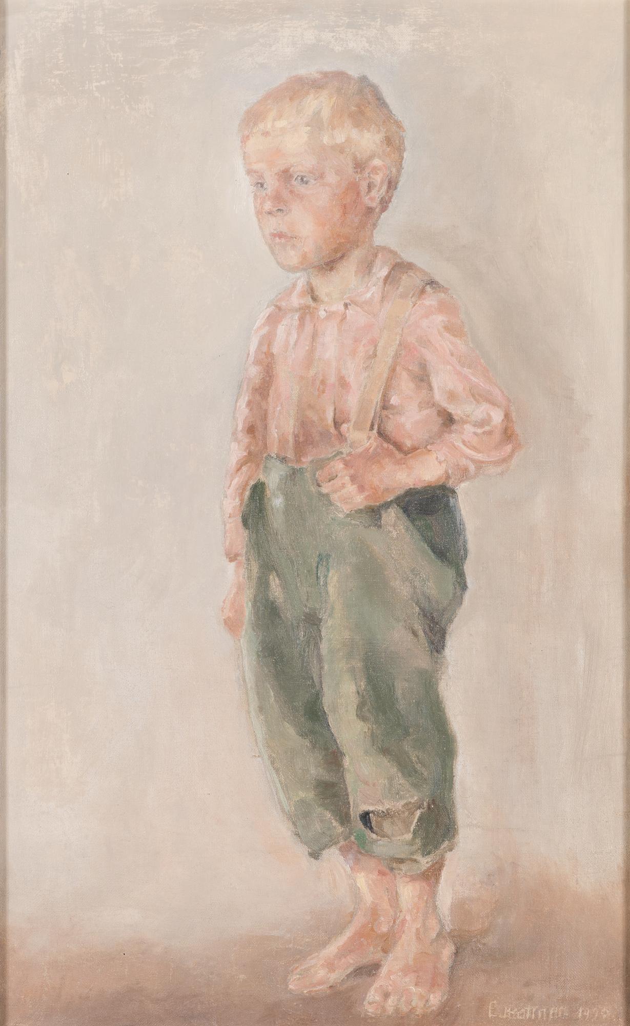 Eeli Jaatinen, oil on canvas, signed and unclearly dated.