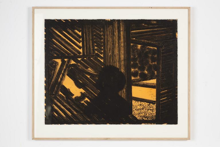 Howard Hodgkin, etsning, 1980. Signerad och daterad.