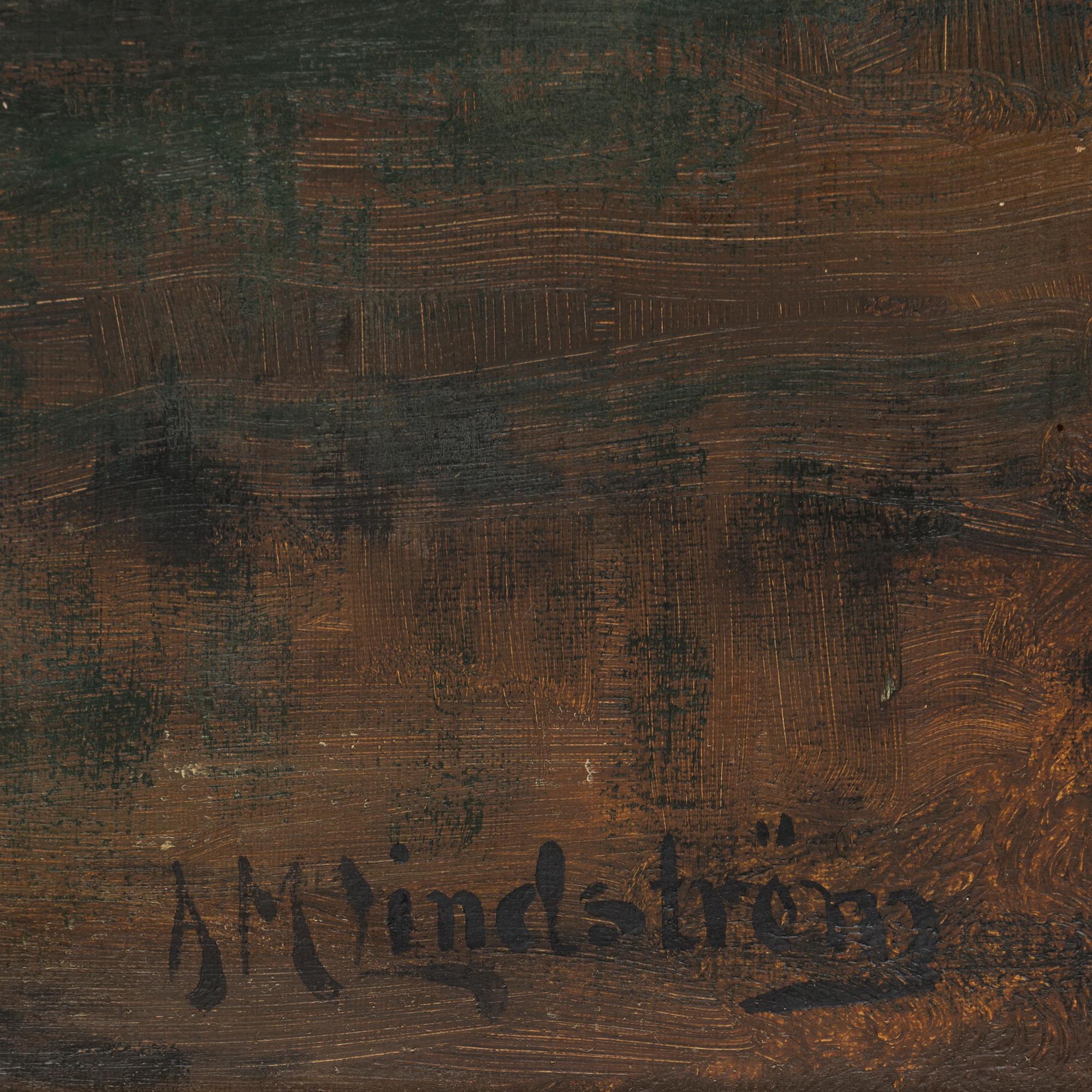 ARVID MAURITZ LINDSTRÖM, olja på duk, signerad.