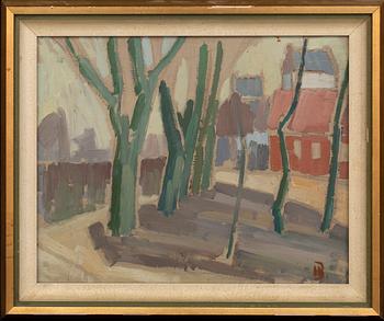 Hans Billgren, oil on panel signed and dated 1939.