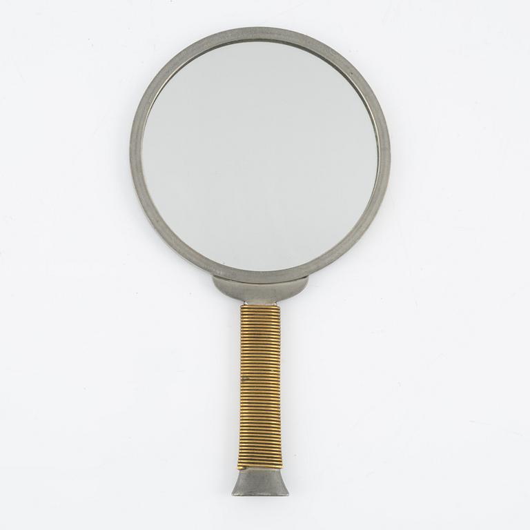 Spegel, tenn och mässing, Firma Svenskt Tenn, 1930-tal.