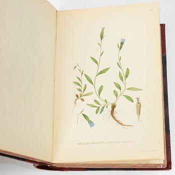 C.A.M Lindman, books, 3 volumes, "Bilder ur Nordens Flora",  Wahlström & Widstrand, 1922-1926.