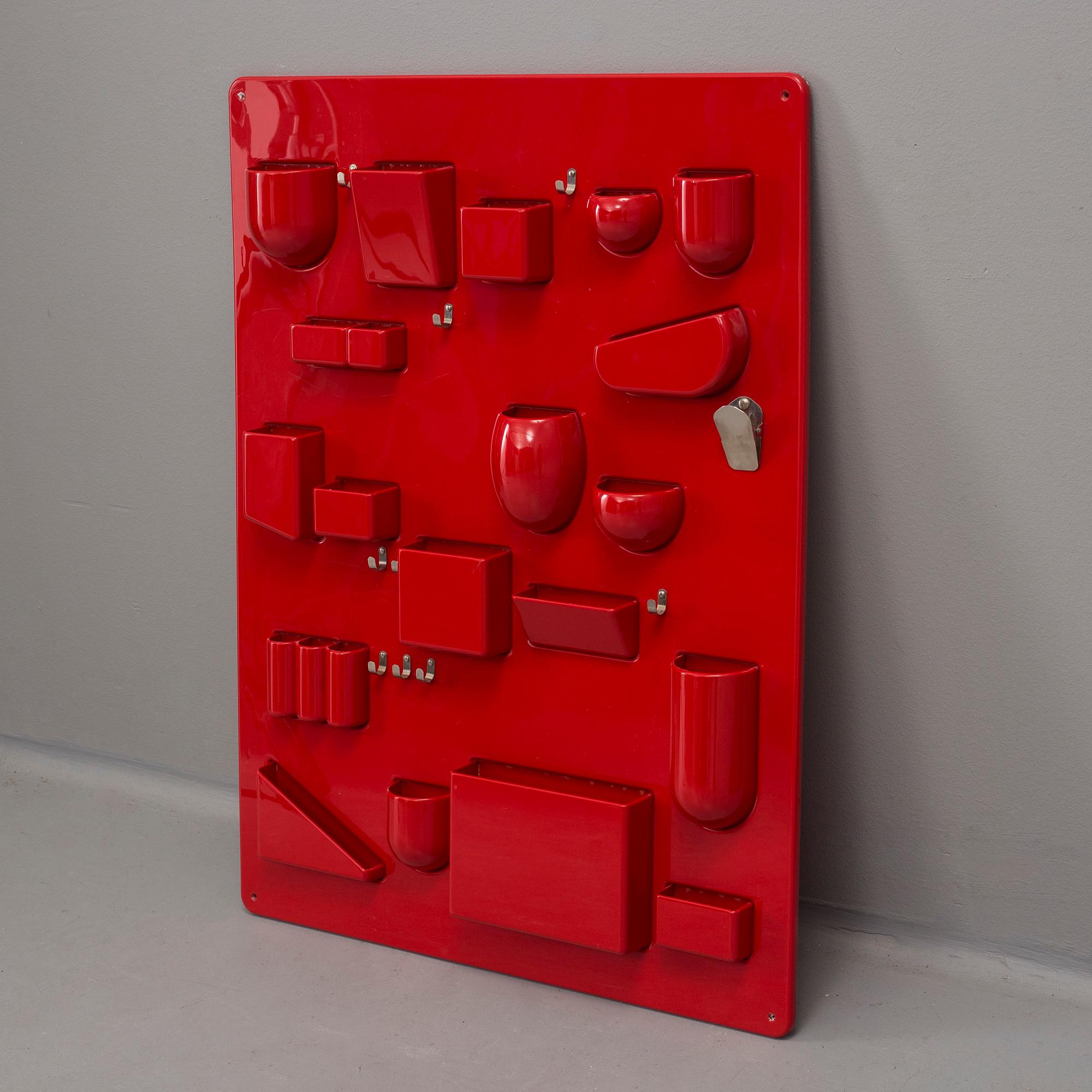 DOROTHEE MAURER-BECKER, väggförvaring, plast, "UtenSilo", formgiven 1969.