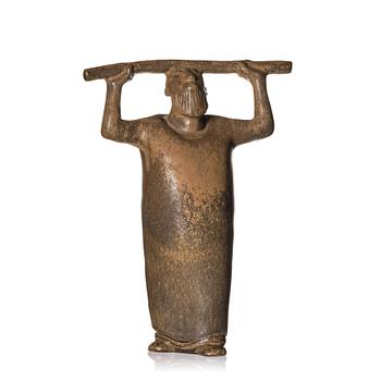 82. Åke Holm, a stoneware "Aron med staven" (Aaron's rod) sculpture, Höganäs, Sweden 1950-60s.