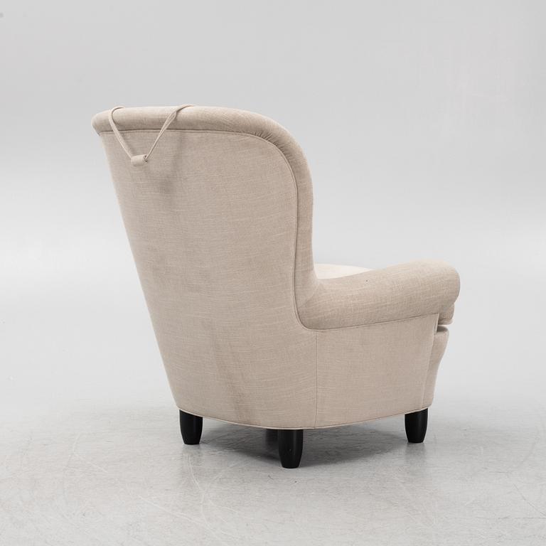 Carl Malmsten, armchair, "Jättepaddan", OH Sjögren, Tranås.