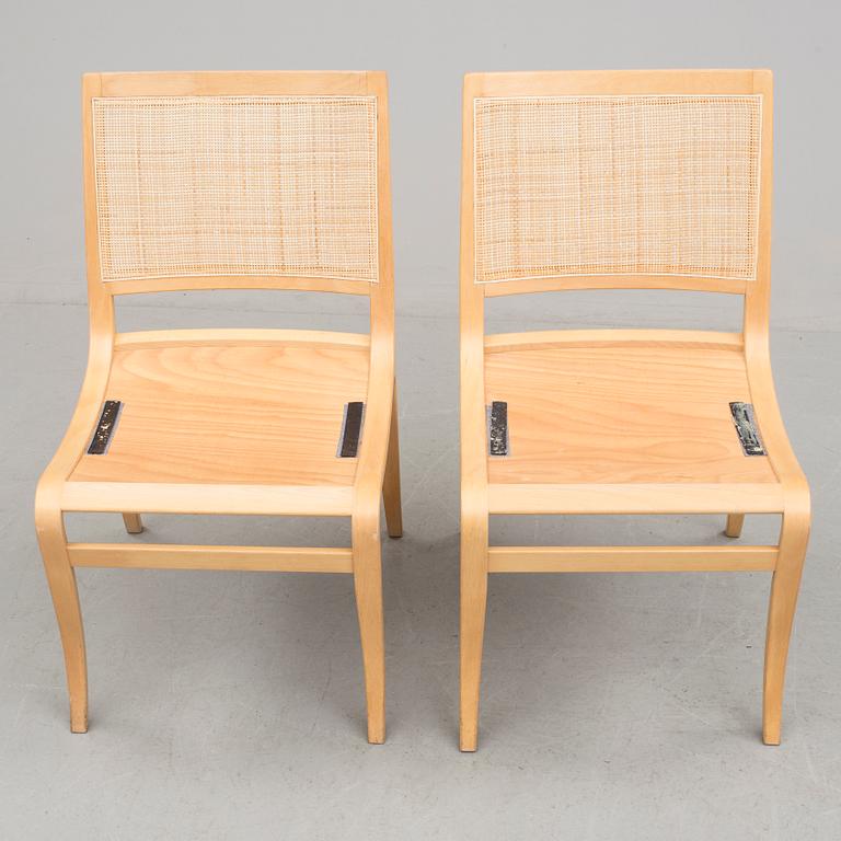 STOLAR, ett par, "Kerstin", Bruno Mathsson, 1900-talets sista kvartal.