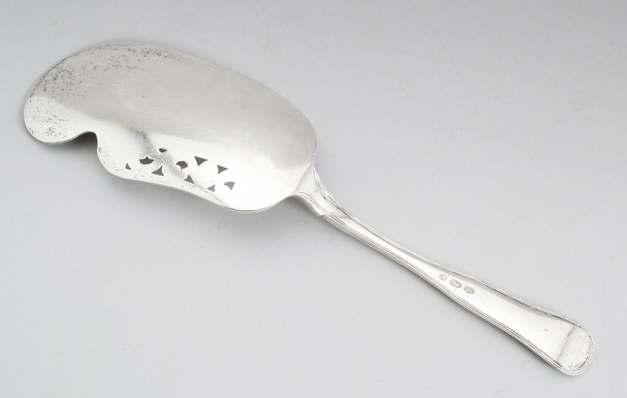TÅRTSPADE, silver, Prahl Danmark, 1957. Vikt ca 159 gram.