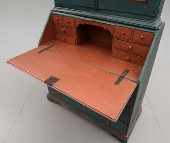 SKRIVSKÅP, allmoge, 1800-talets första hälft.