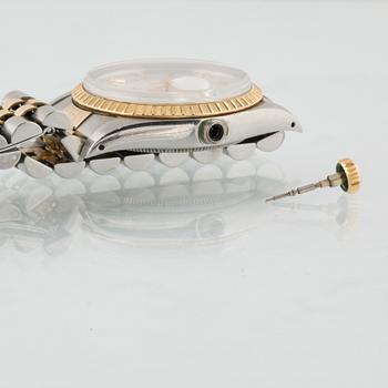 ARMBANDSUR, herr, guld/stål, "Date", Rolex.