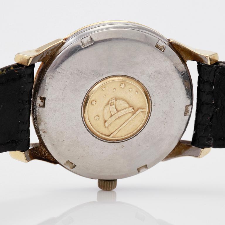 ARMBANDSUR, Omega Constellation, Automatic, guld på stål.