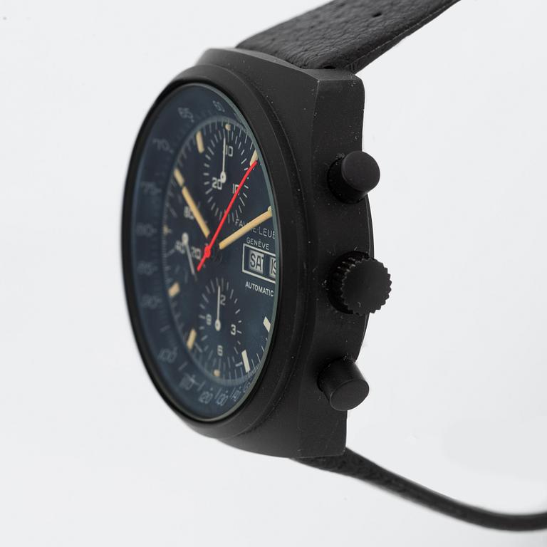 Favre-Leuba, armbandsur, kronograf, 40,5 mm.