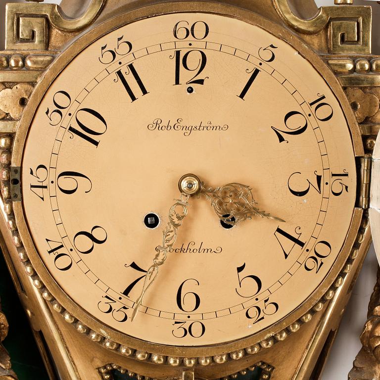 VÄGGPENDYL, gustaviansk stil, Rob Engström, Stockholm, 1900-tal.