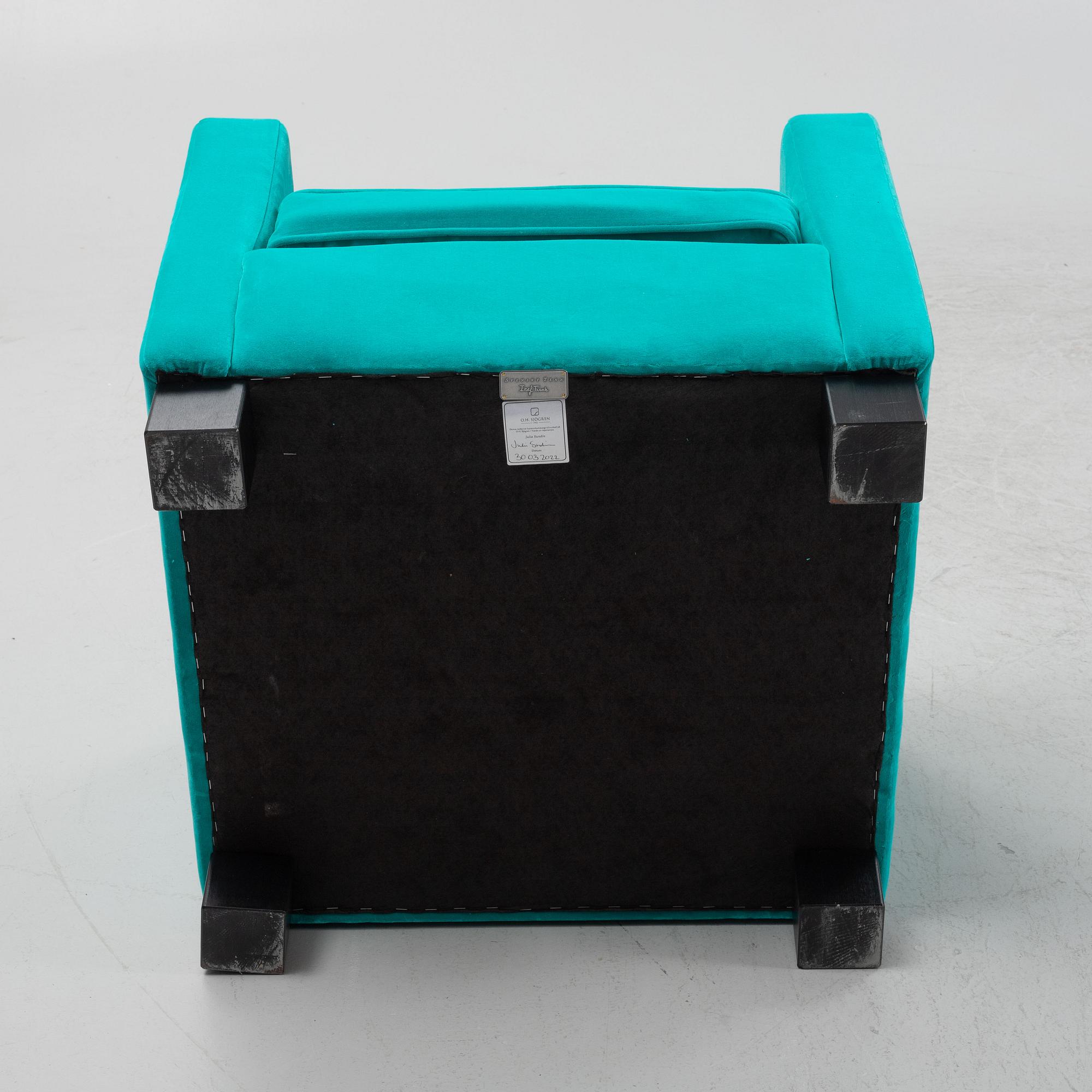 Björn Trägårdh, a model 219 armchair, Firma Svenskt Tenn, Sweden.