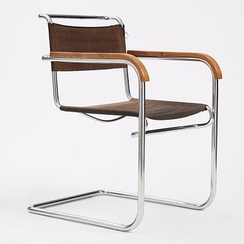 Marcel Breuer, armlänstol, modell "B34", Thonet, ca 1929-30.