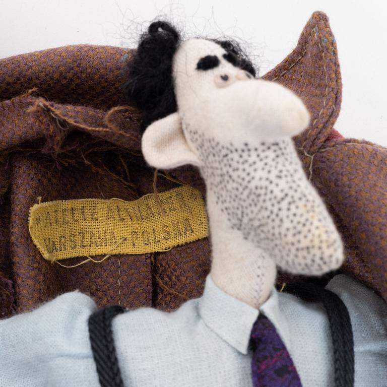 Paweł Althamer, a textile doll, Atelie Althamer, Warsaw, Poland.