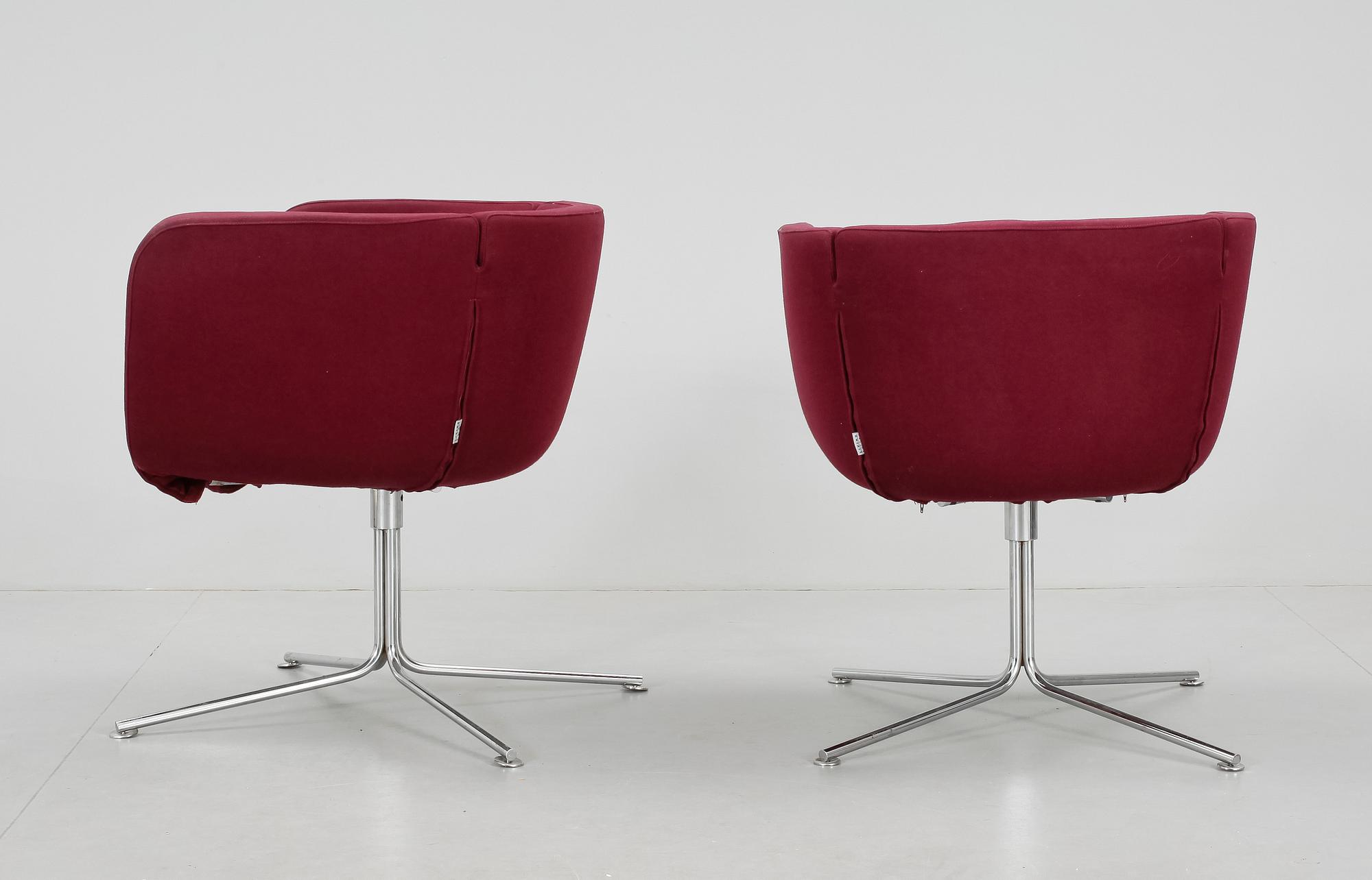 FÅTÖLJER, ett par, "Jelly", Piero Lissoni för Living Divani, Italien 1900/2000-tal.