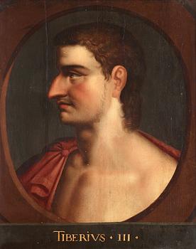 Julius Cesar, Augustus, Tiberius, Caligula, Claudius, Nero, Gaba, Otho, Vitellus, Titus & Domenitanus (11).