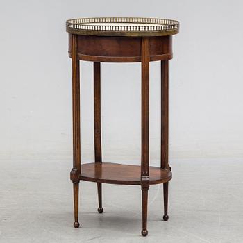 An end of the 19th century late Gustavian style lamp table.