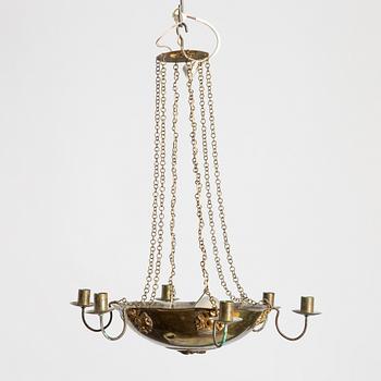 An Empire chandelier, first half of the 19th century.