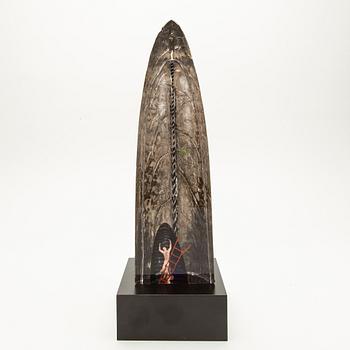 Bertil Vallien, a glass sculpture from Kosta Boda.
