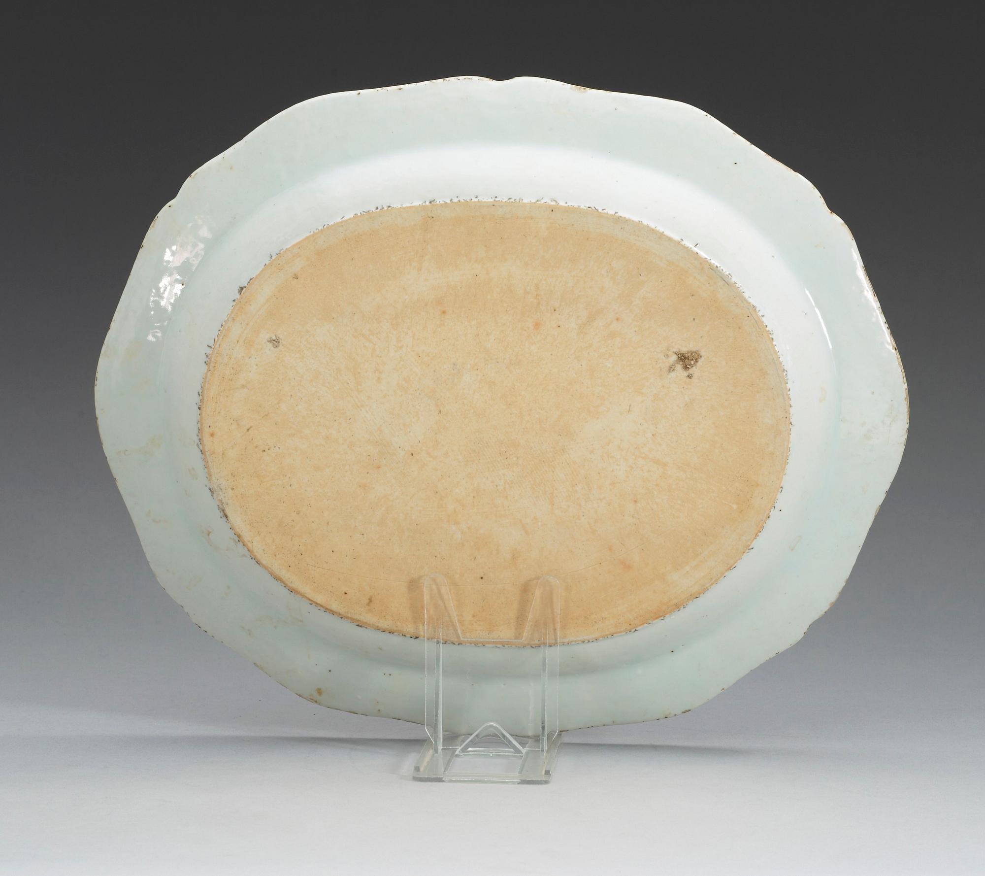 FAT, kompaniporslin. Qing dynastin, Jiaqing (1796-1820).