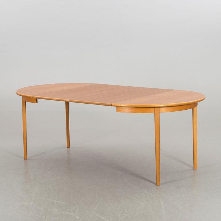 A 1960s teak veneered dining table by Bertil Fridhagen, Bodafors,