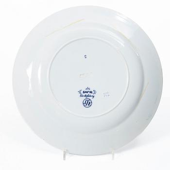 Wilhelm Kåge, Five test plates, porcelain and stoneware, Gustavsberg, 1920s-50s.
