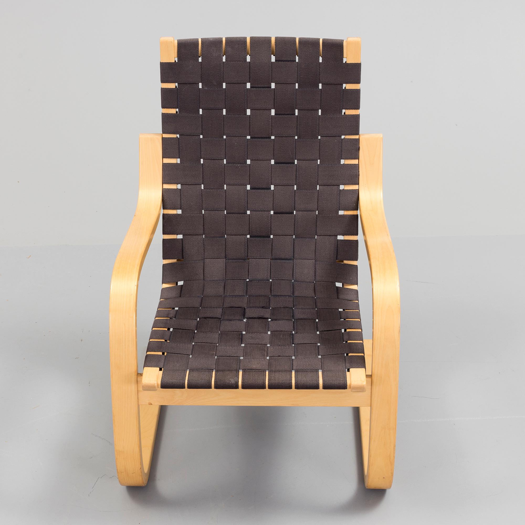 ALVAR AALTO, model 406 armchairs for Artek, designed in 1939.