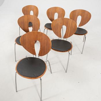 Jesus Gasca chairs, 6 pcs "Globus" for Stua, 21st century.