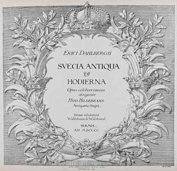 BOK. Svecia Antiqua et Hodierna. Kungl. Hofboktr: Idun Tryckeri Aktiebolag. Stockholm 1899.