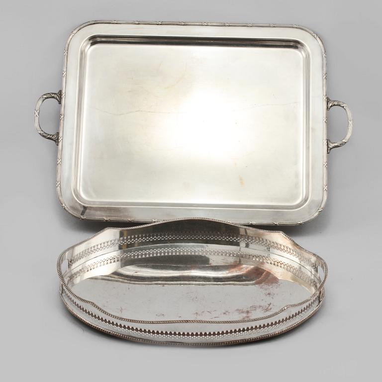 BRICKOR, 2 st, nysilver, 1900-tal.