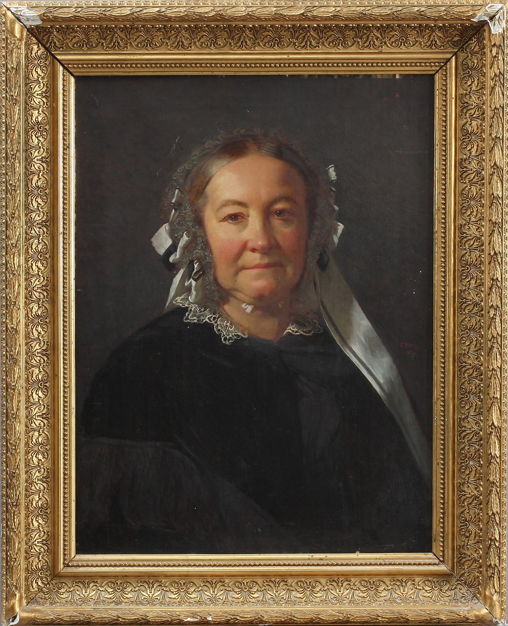 CARL THEODOR STAAF, olja på duk, sign o dat 1859.