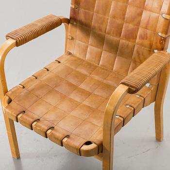 ALVAR AALTO, fåtölj, modell 45, inköpt 1950-tal.