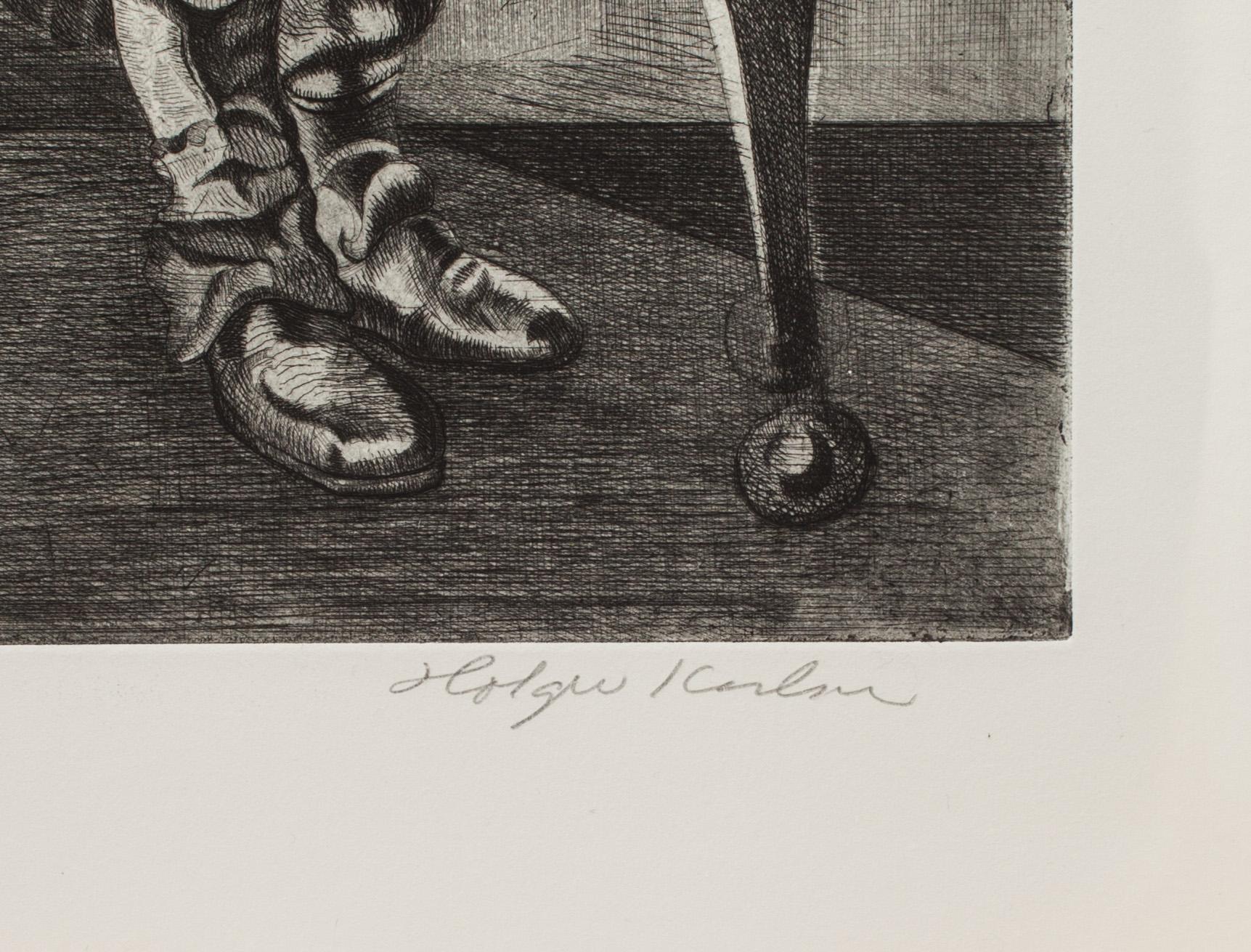 HOLGER KARLSSON, etsning, signerat och numrerat 21/100.