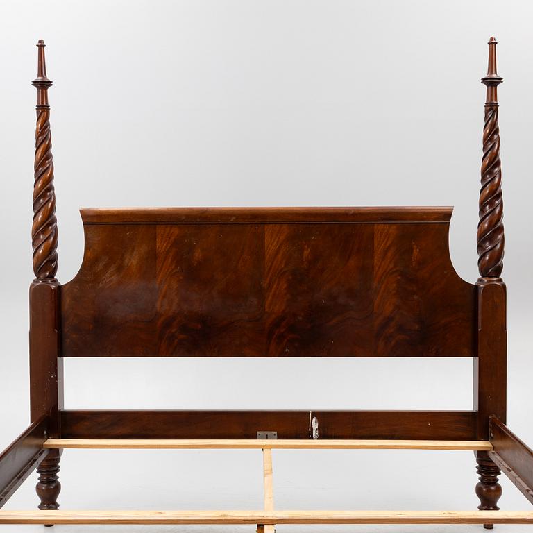 A 'Regency' bed frame, possibly Ralph Lauren, 2000s.